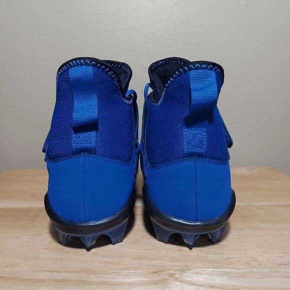 Nike Alpha Menace Pro 2 Mid Football Cleats Black Blue BV3945-400 Men's Size 10 - Picture 5 of 7